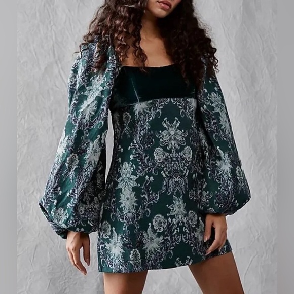 Free People Dresses & Skirts - Free People Lauren Green mini dress